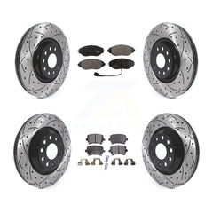 Transit Auto KDF-100667 Disc Brake Kit for 2018-2021 Volkswagen GTI - Front and Rear