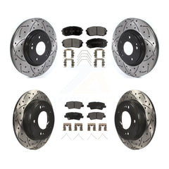 Transit Auto KDF-100674 Disc Brake Kit for 2021 Kia Forte5 - Front and Rear