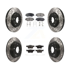 Transit Auto KDF-100679 Disc Brake Kit for 2020-2021 Honda Civic - Front and Rear
