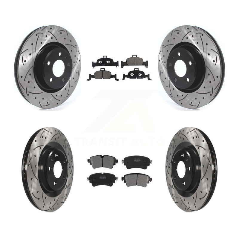Transit Auto KDF-100683 Disc Brake Kit for 2017-2020 Audi A4 allroad, Audi A6 Quattro and More - Front and Rear