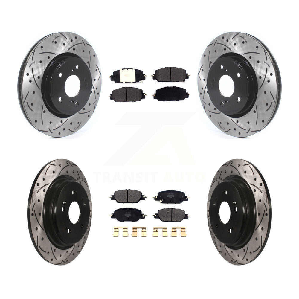 Transit Auto KDF-100684 Disc Brake Kit for 2017-2023 Honda CR-V - Front and Rear