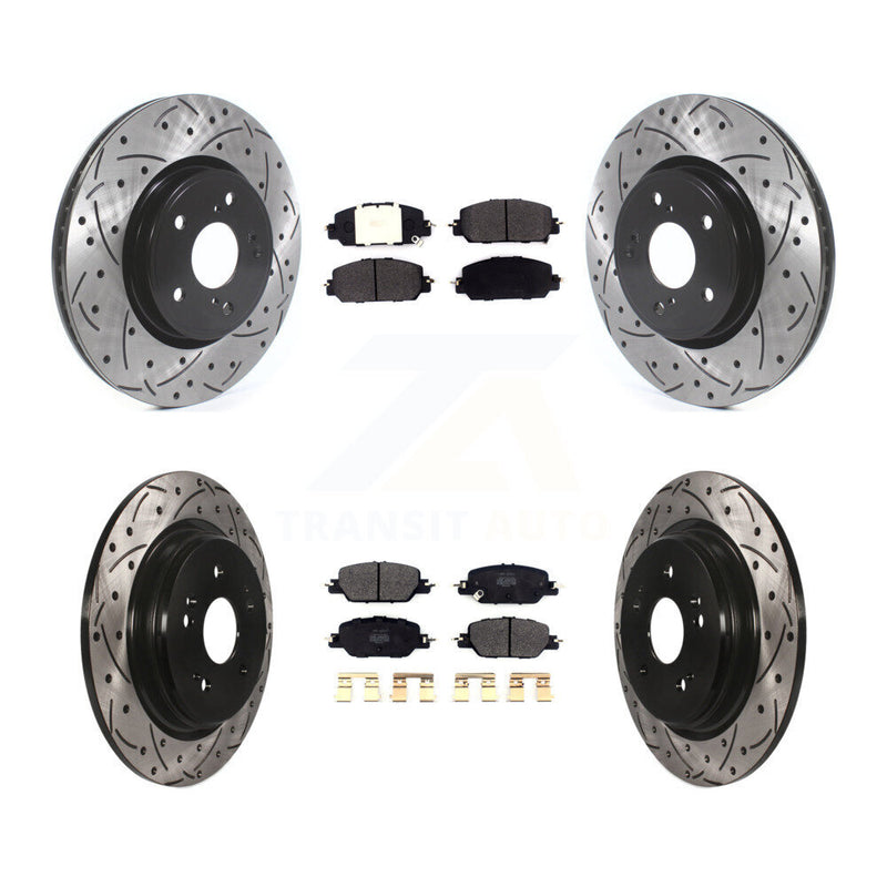 Transit Auto KDF-100684 Disc Brake Kit for 2017-2023 Honda CR-V - Front and Rear
