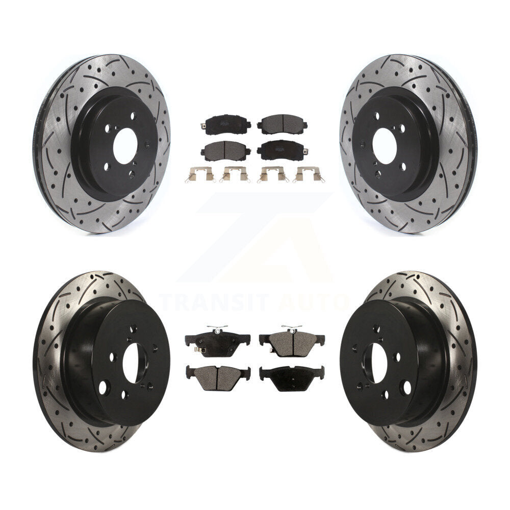Transit Auto KDF-100688 Disc Brake Kit for 2019-2020 Subaru Crosstrek - Front and Rear