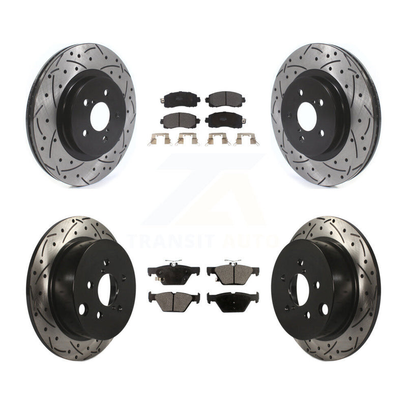 Transit Auto KDF-100688 Disc Brake Kit for 2019-2020 Subaru Crosstrek - Front and Rear