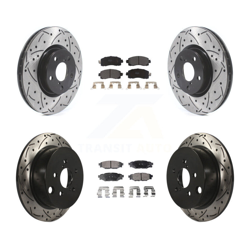 Transit Auto KDF-100689 Disc Brake Kit for 2017-2023 Subaru Impreza - Front and Rear