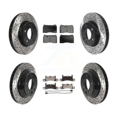 Transit Auto KDF-100728 Disc Brake Kit for 2011-2017 Volkswagen Touareg - Front and Rear