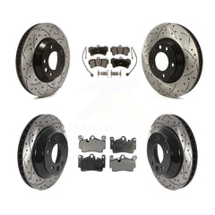 Transit Auto KDF-100730 Disc Brake Kit for 2004-2015 Audi Q7, Volkswagen Touareg - Front and Rear