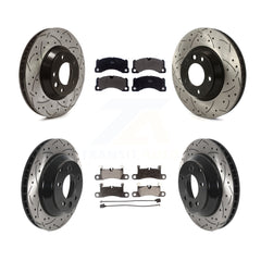 Transit Auto KDF-100731 Disc Brake Kit for 2011-2013 Porsche Cayenne - Front and Rear