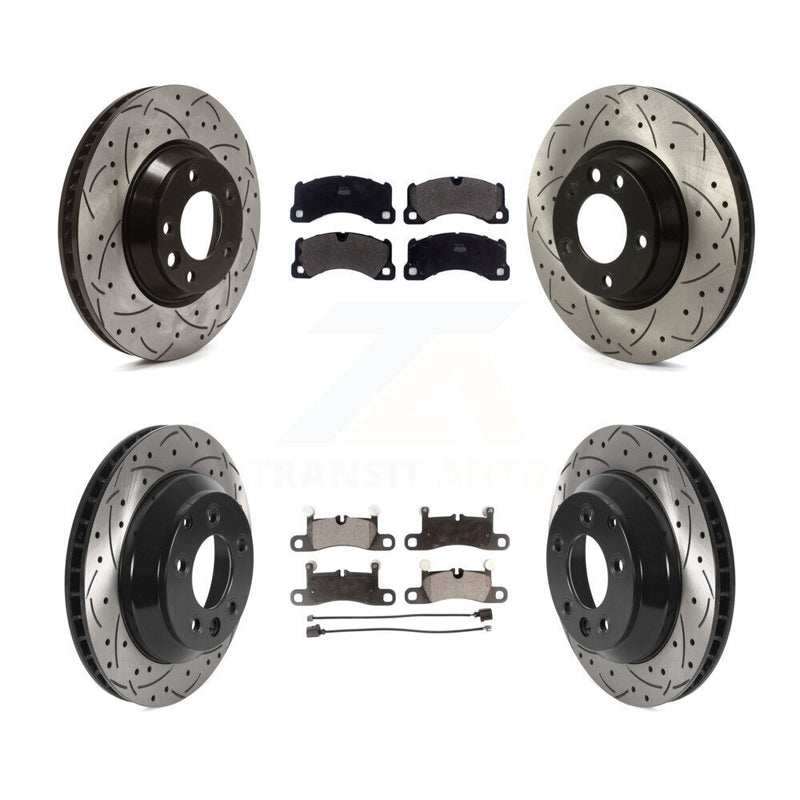 Transit Auto KDF-100731 Disc Brake Kit for 2011-2013 Porsche Cayenne - Front and Rear
