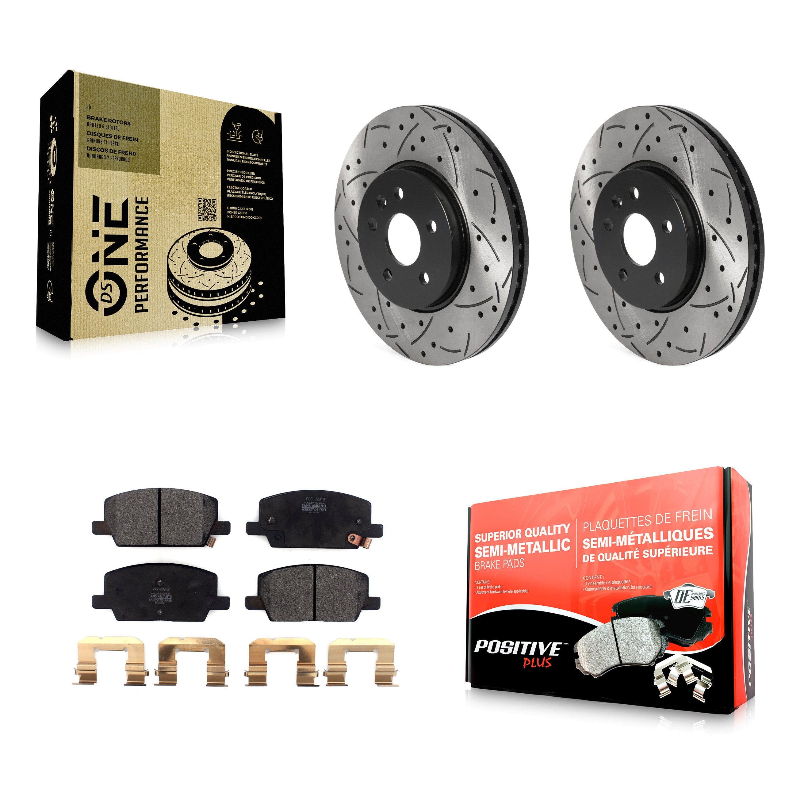 Transit Auto KDF-100736 Disc Brake Kit for 2018-2022 Chevrolet Trax, Buick Encore - Front