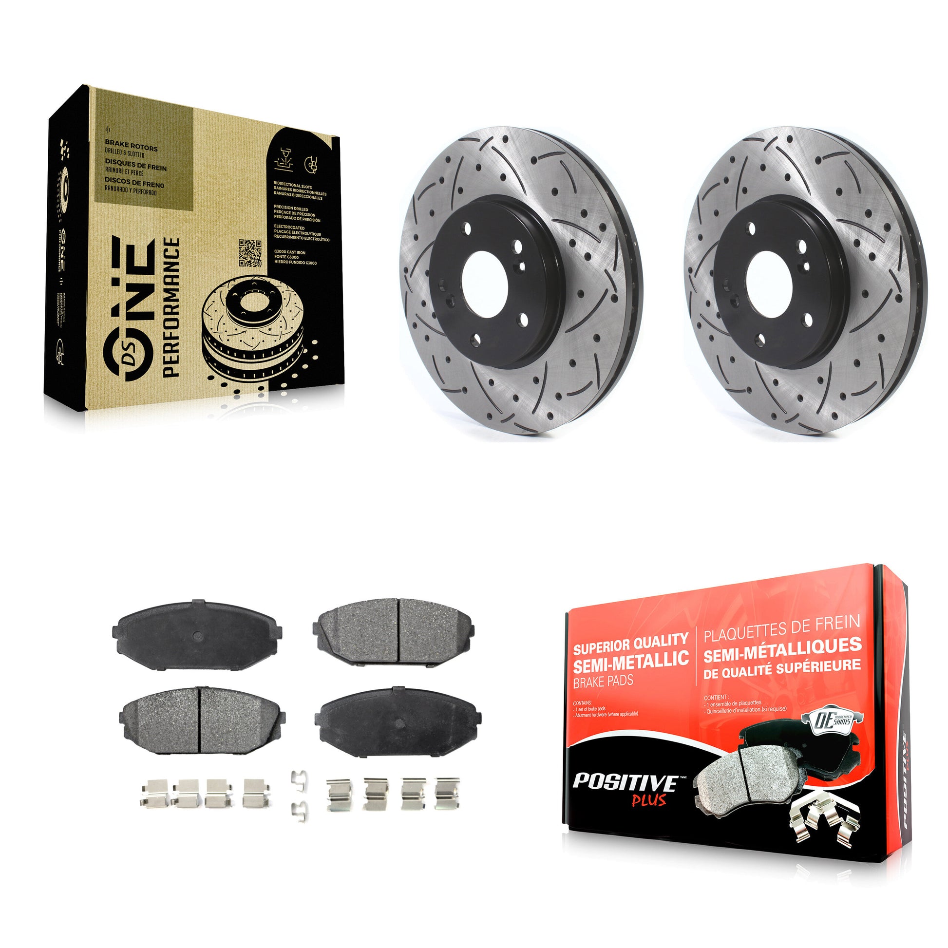 Transit Auto KDF-100745 Disc Brake Kit for 1999-2004 Acura MDX, Honda Odyssey - Front