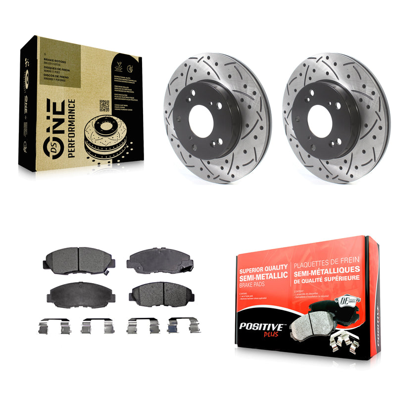 Transit Auto KDF-100748 Disc Brake Kit for 2006-2011 Honda Civic - Front