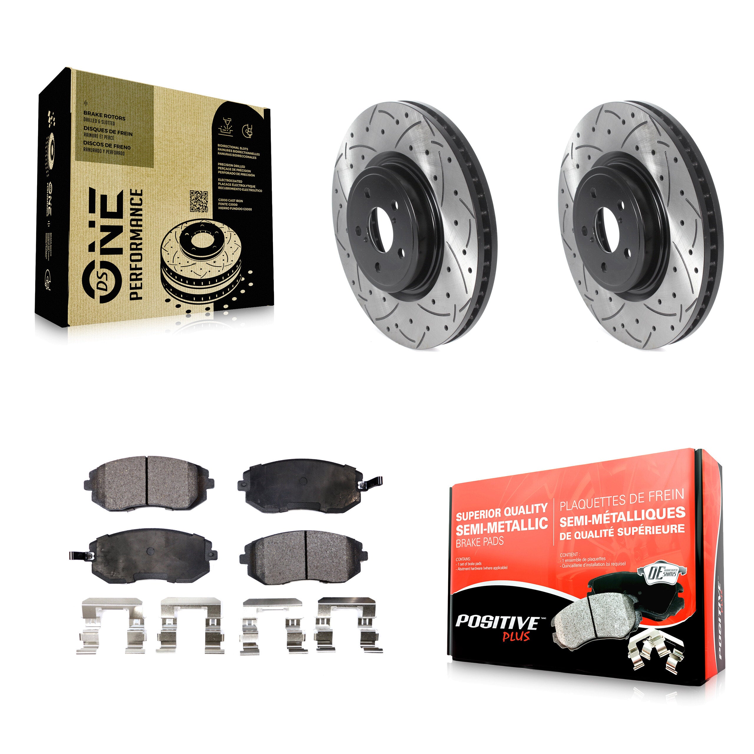 Transit Auto KDF-100755 Disc Brake Kit for 2005-2006 Subaru Legacy - Front
