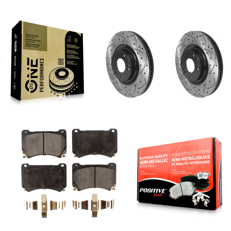 Transit Auto KDF-100761 Disc Brake Kit for 2009-2014 Hyundai Genesis - Front