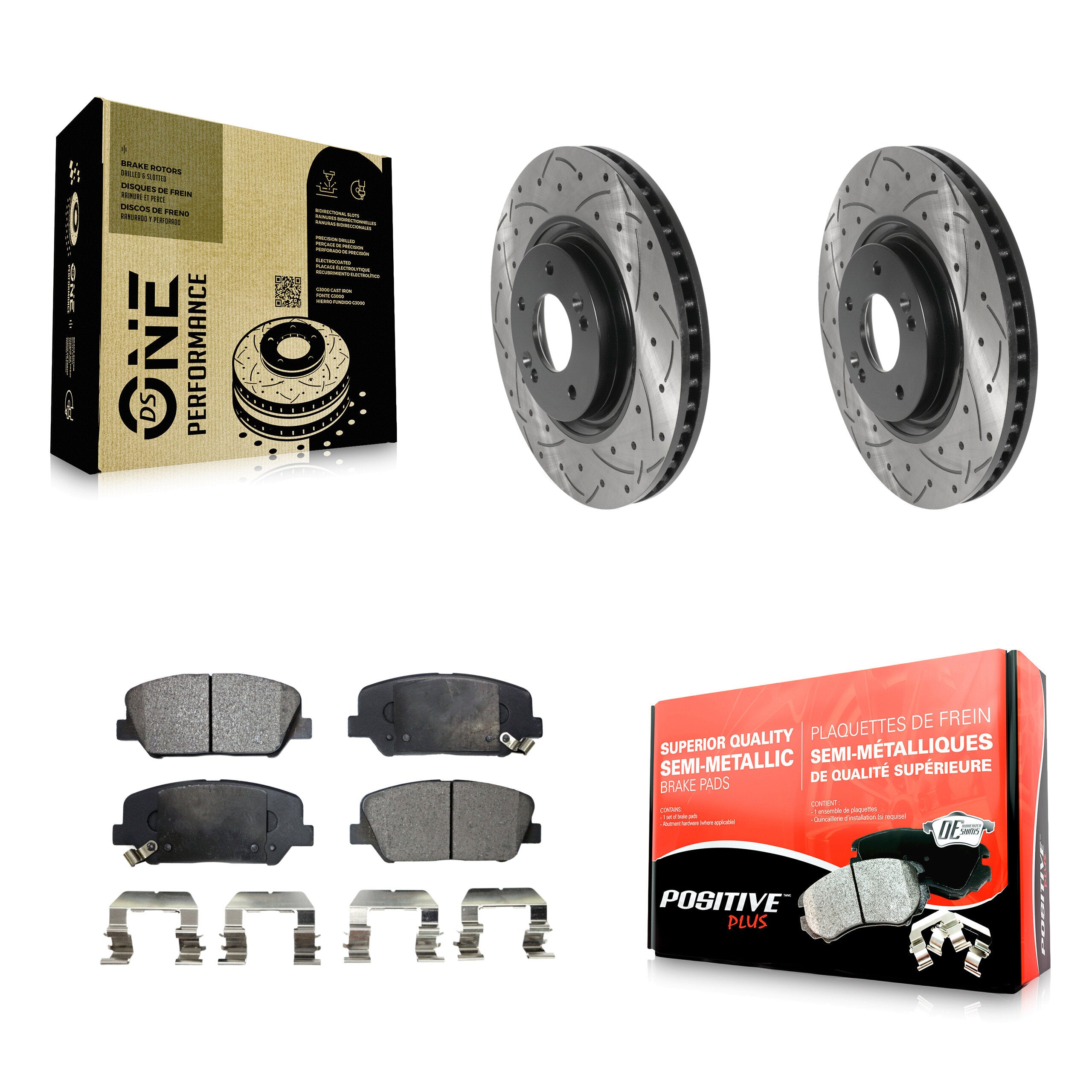 Transit Auto KDF-100769 Disc Brake Kit for 2011-2015 Kia Optima - Front