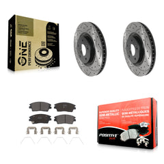Transit Auto KDF-100771 Disc Brake Kit for 2017-2022 Kia Sportage - Front