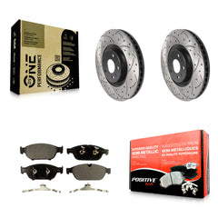 Transit Auto KDF-100774 Disc Brake Kit for 2012-2018 Audi A8 Quattro, Audi A6 Quattro, Audi A7 Quattro - Front
