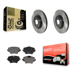 Transit Auto KDF-100783 Disc Brake Kit for 2016-2023 Mini Cooper Countryman, BMW 228i Gran Coupe and More - Front