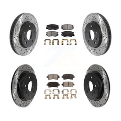 Transit Auto KDF-100785 Disc Brake Kit for 2013-2016 Chevrolet Malibu Limited, Chevrolet Malibu - Front and Rear