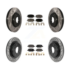 Transit Auto KDF-100788 Disc Brake Kit for 2016-2019 Chevrolet Malibu - Front and Rear