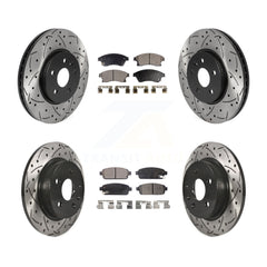 Transit Auto KDF-100789 Disc Brake Kit for 2013-2014 Chevrolet Sonic - Front and Rear