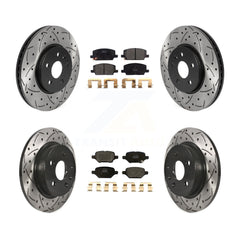Transit Auto KDF-100790 Disc Brake Kit for 2018-2022 Chevrolet Trax, Buick Encore - Front and Rear