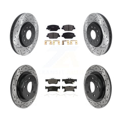 Transit Auto KDF-100792 Disc Brake Kit for 2016-2018 Buick Envision - Front and Rear