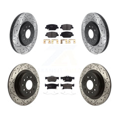 Transit Auto KDF-100793 Disc Brake Kit for 2016-2018 Buick Envision - Front and Rear