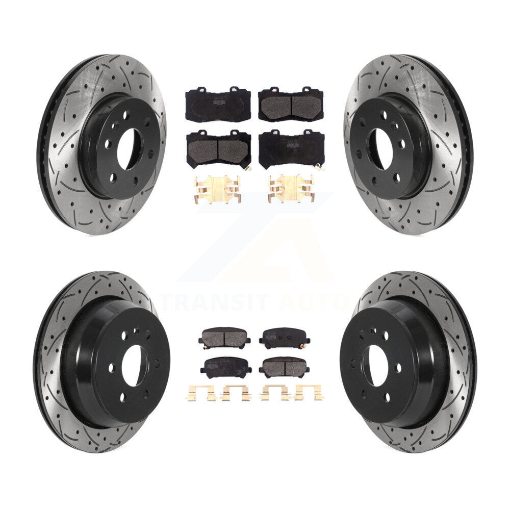 Transit Auto KDF-100795 Disc Brake Kit for 2015-2020 Chevrolet Colorado, GMC Canyon - Front and Rear