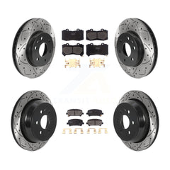 Transit Auto KDF-100795 Disc Brake Kit for 2015-2020 Chevrolet Colorado, GMC Canyon - Front and Rear
