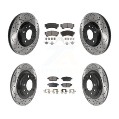 Transit Auto KDF-100797 Disc Brake Kit for 2006-2013 Mazda 6, Lincoln MKZ and More - Front and Rear