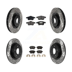 Transit Auto KDF-100801 Disc Brake Kit for 2014-2020 Fiat 500L - Front and Rear