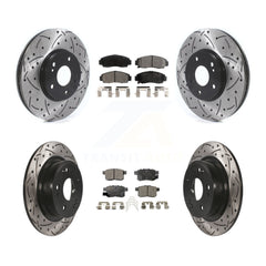 Transit Auto KDF-100803 Disc Brake Kit for 2008-2010 Acura TSX, Honda Accord - Front and Rear