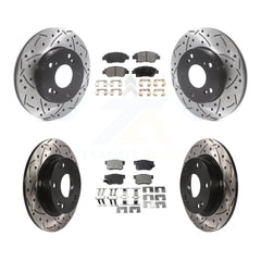Transit Auto KDF-100805 Disc Brake Kit for 2009-2011 Honda Civic - Front and Rear