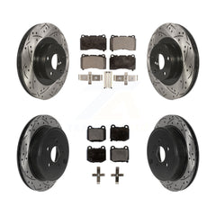 Transit Auto KDF-100809 Disc Brake Kit for 2019 Toyota 86 - Front and Rear