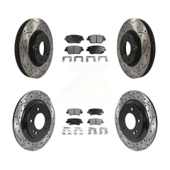 Transit Auto KDF-100814 Disc Brake Kit for 2013-2016 Kia Optima - Front and Rear