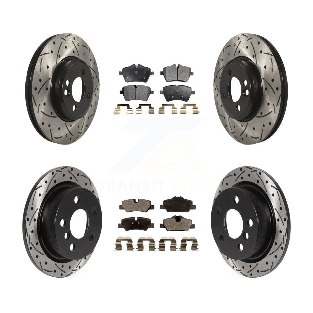Transit Auto KDF-100818 Disc Brake Kit for 2015 Mini Cooper - Front and Rear
