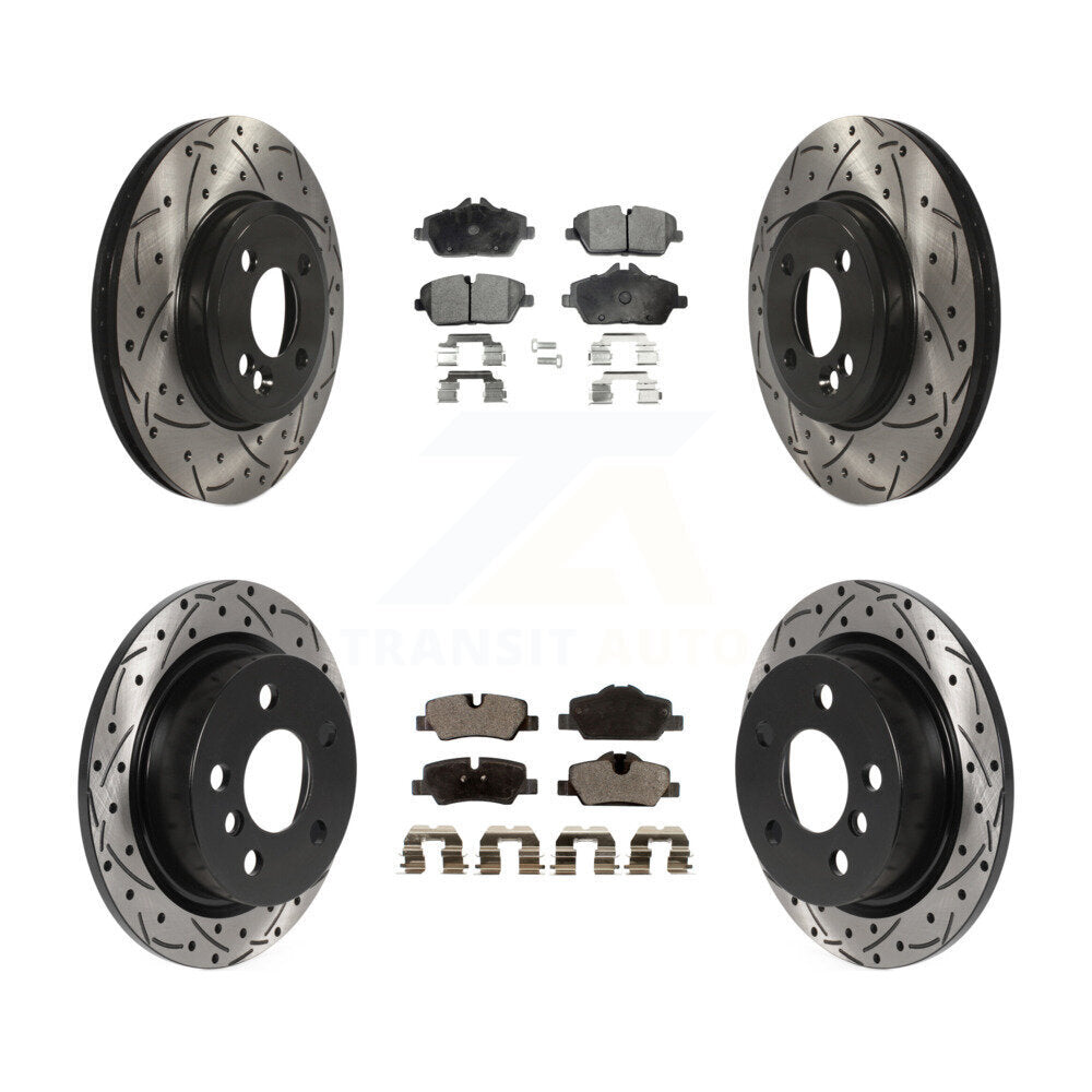 Transit Auto KDF-100819 Disc Brake Kit for 2015 Mini Cooper - Front and Rear
