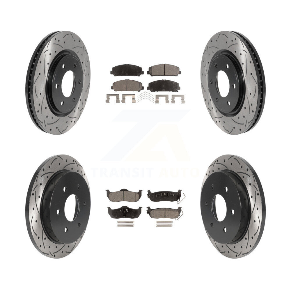 Transit Auto KDF-100820 Disc Brake Kit for 2007-2015 INFINITI QX56, Nissan Armada, Nissan TITAN - Front and Rear