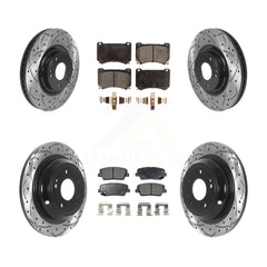Transit Auto KDF-100826 Disc Brake Kit for 2009-2010 Hyundai Genesis - Front and Rear