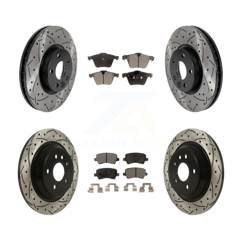 Transit Auto KDF-100829 Disc Brake Kit for 2008 Volvo V70 - Front and Rear