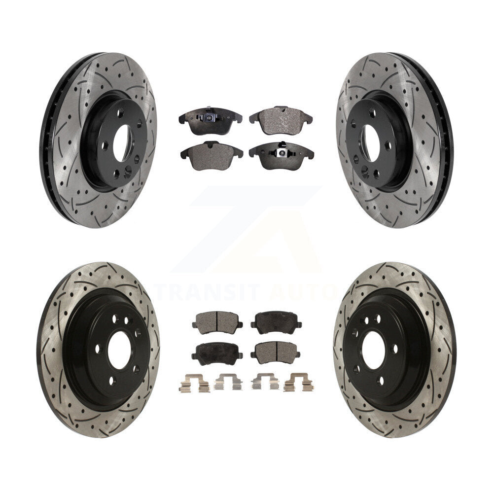 Transit Auto KDF-100830 Disc Brake Kit for 2013-2014 Volvo S60 - Front and Rear