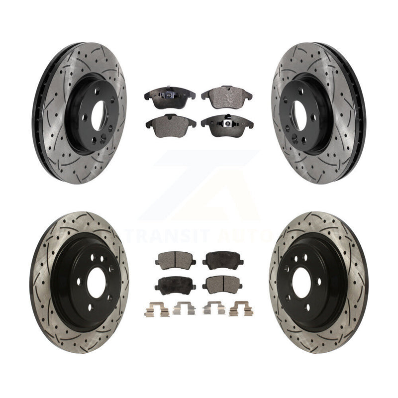 Transit Auto KDF-100830 Disc Brake Kit for 2013-2014 Volvo S60 - Front and Rear
