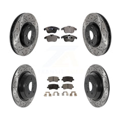 Transit Auto KDF-100831 Disc Brake Kit for 2012-2015 Land Rover Range Rover Evoque - Front and Rear