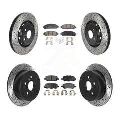 Transit Auto KDF-100832 Disc Brake Kit for 2009-2016 Toyota Venza - Front and Rear