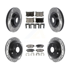 Transit Auto KDF-100835 Disc Brake Kit for 2015-2017 Genesis G80, Kia K900, Hyundai Genesis - Front and Rear