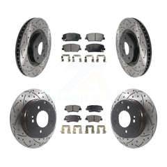 Transit Auto KDF-100841 Disc Brake Kit for 2011-2015 Kia Optima - Front and Rear