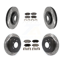 Transit Auto KDF-100845 Disc Brake Kit for 2017-2022 Kia Sportage - Front and Rear