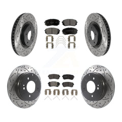 Transit Auto KDF-100846 Disc Brake Kit for 2016-2019 Kia Optima - Front and Rear
