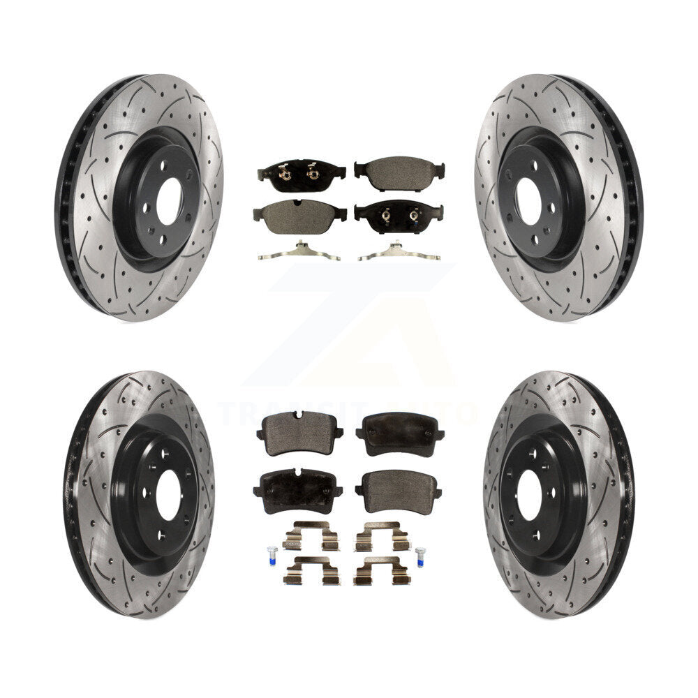Transit Auto KDF-100850 Disc Brake Kit for 2014-2016 Audi A6 Quattro, Audi A7 Quattro - Front and Rear